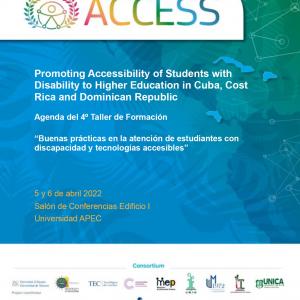 º Taller de Formación “Buenas prácticas en la atención de estudiantes con discapacidad y tecnologías accesibles”